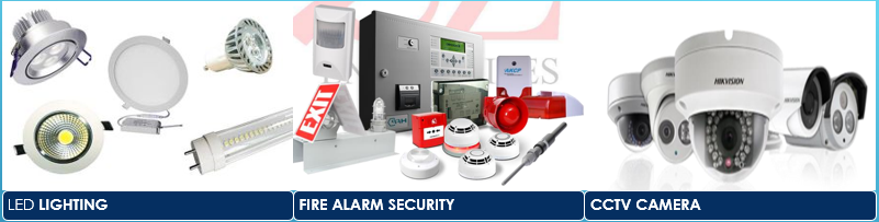led lighting | security camera solution and UPS and Solar system